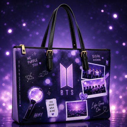Handmade BTS Tote Bag